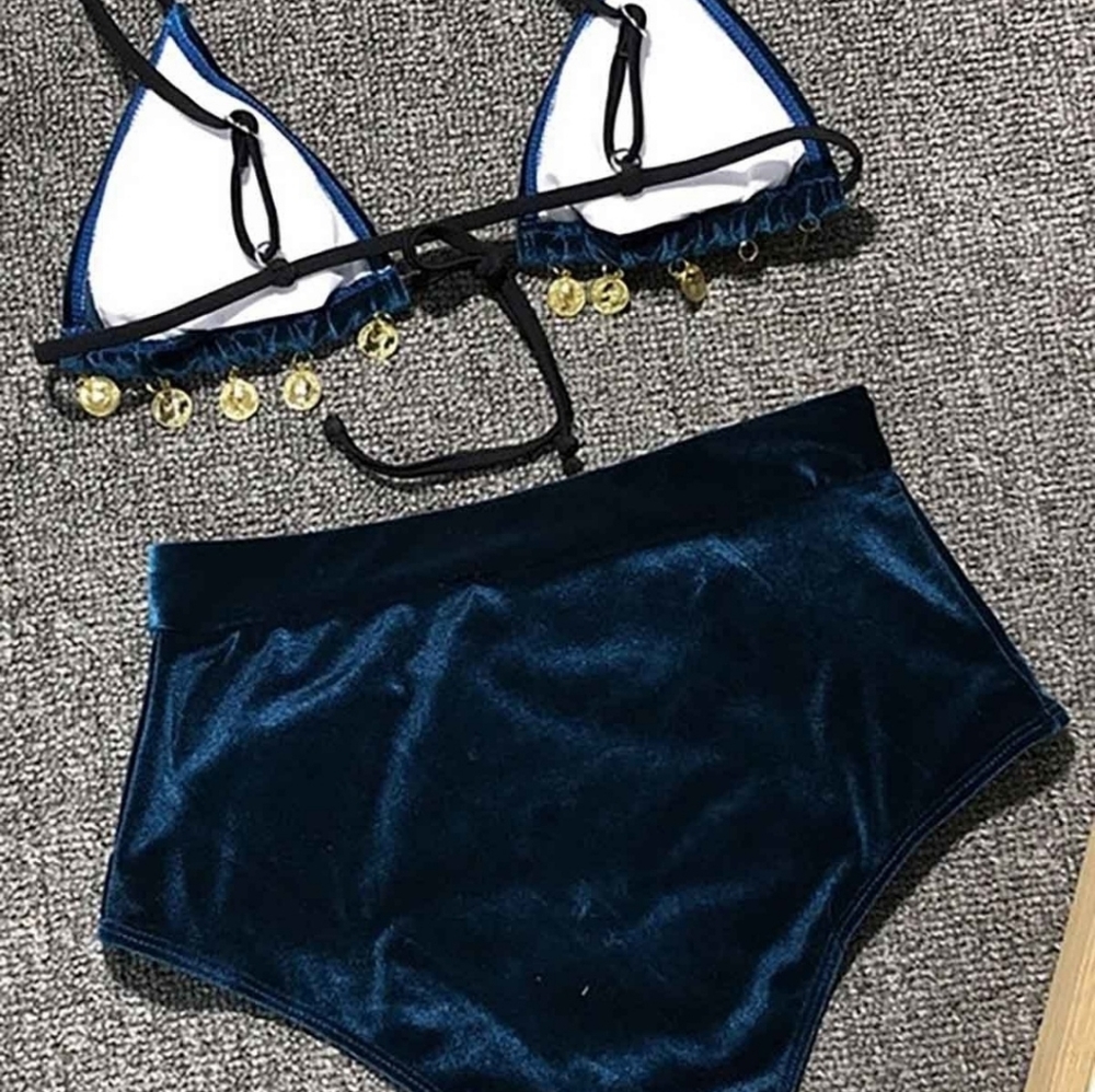 π BLUE VELVET BIKINI - Picture 3 of 3